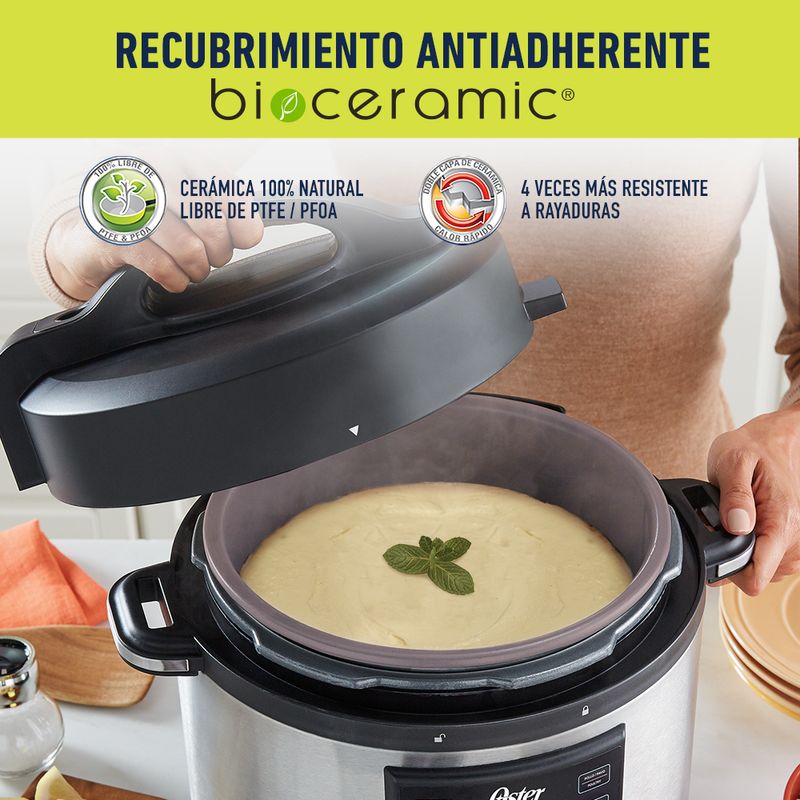 Multi-olla rápida XL Oster® 7,5 litros con 14 funciones CKSTPCEC8801 -  Productos y accesorios originales Oster ®