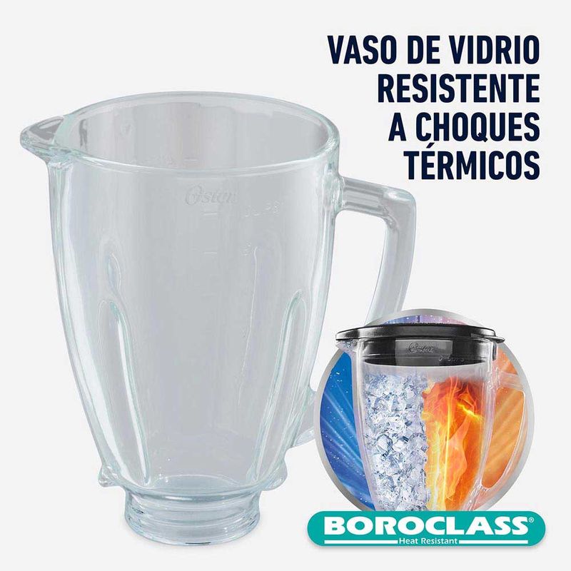 Vaso de vidrio Oster de 1.5 litros Productos y accesorios