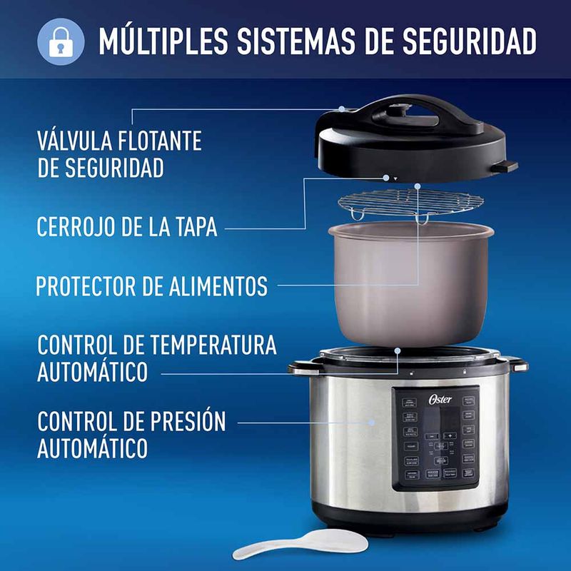 ▷ Oster Olla Multiusos Bioceramica Digital 5.7 Lts, CKSTPCEC6801 ©