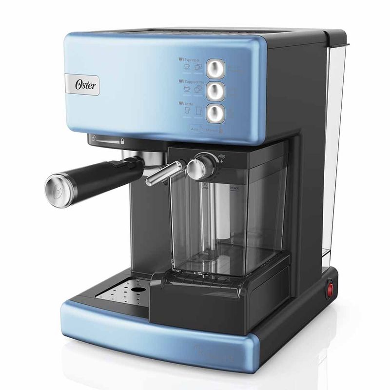 Cafetera automática de espresso celeste Oster® PrimaLatte™ BVSTEM6603CC -  Productos y accesorios originales Oster ®