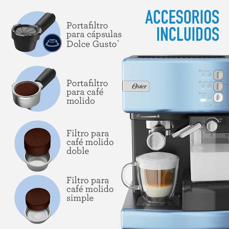 Uso de Café molido en las Cafeteras Oster Primalatte