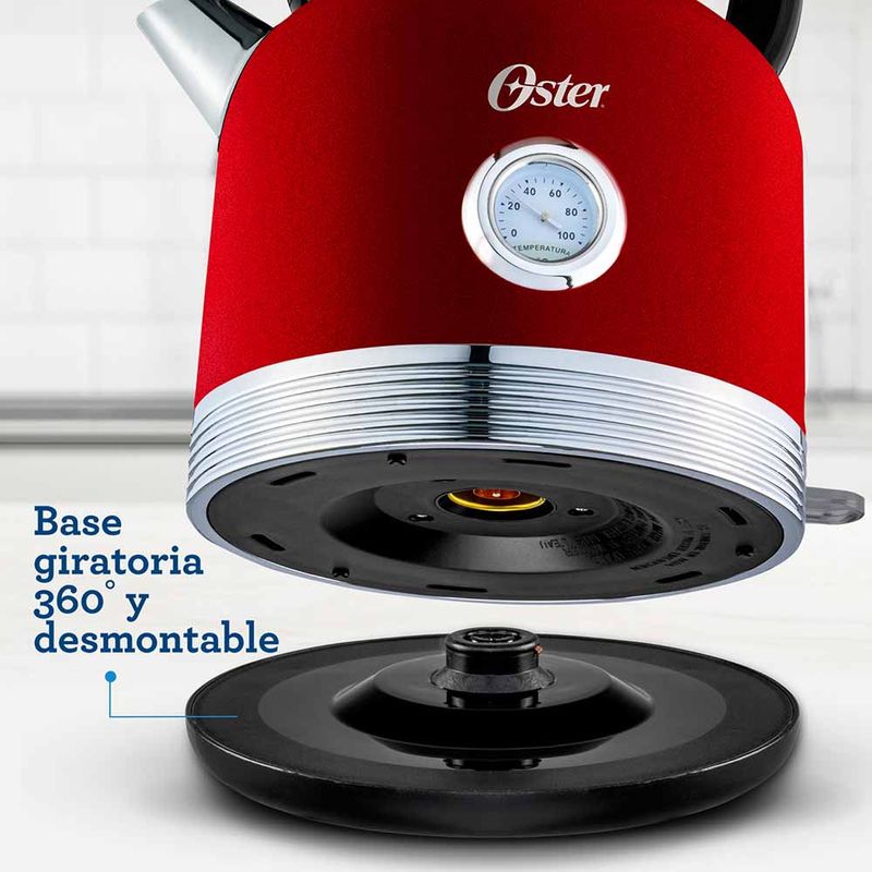 OSTER Hervidor Eléctrico Oster 1.7 Lt Control De Temperatura Bvst