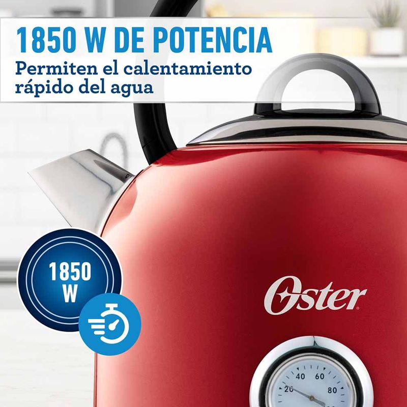 Hervidor electrico best sale oster rojo