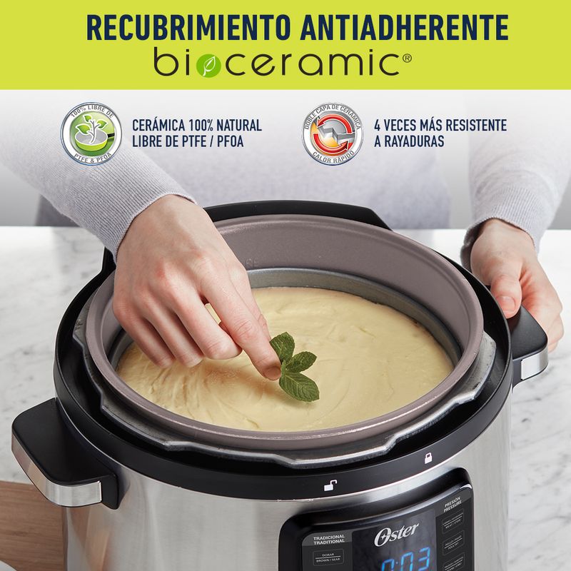 Multi-Olla rápida XL Oster® 7,5 litros y 14 funciones CKSTPCEC8801