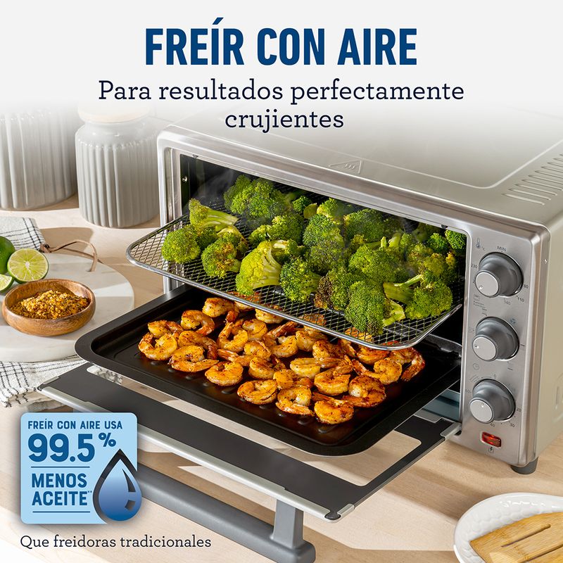 Horno Oster 25L con Freidora de Aire