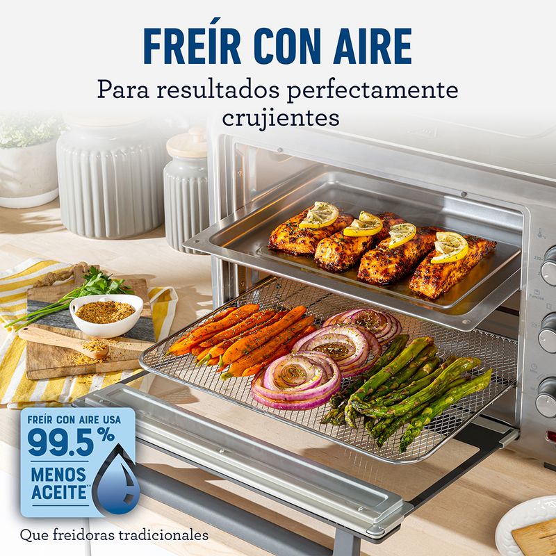 Horno con freidora de aire Oster® de 35L TSSTTVLS35 - Productos y  accesorios originales Oster ®