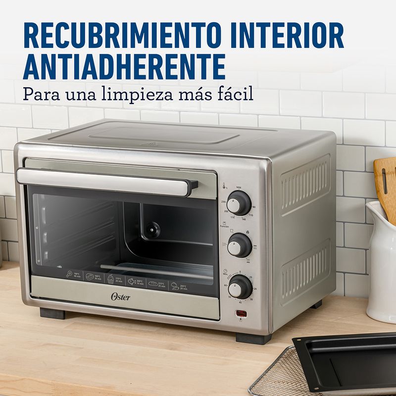 Horno con freidora de aire de 35L Oster TSSTTVLS35 – INCHE