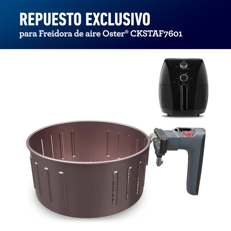 Canasta Exclusiva Para Freidora De Aire Oster® Bioceramic® CKSTAF7601 ...