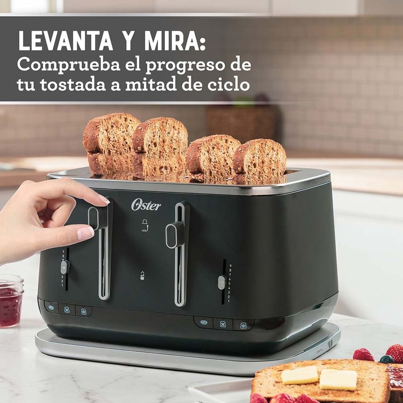 Tostadora premium para 4 rebanadas TSSTTA4540B - Productos y accesorios  originales Oster ®