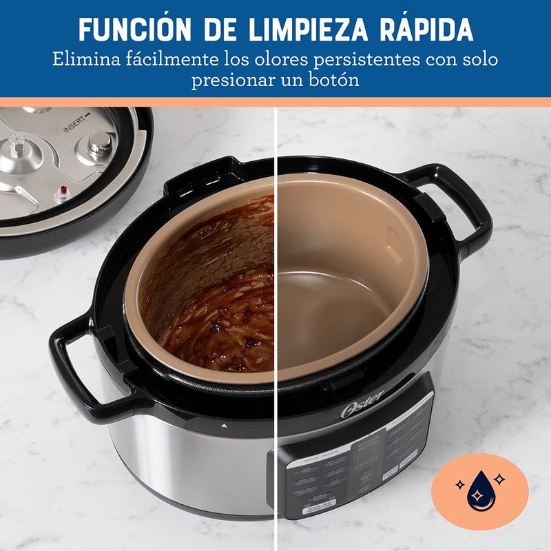 Multi-olla rápida XL Oster® 7,5 litros con 14 funciones CKSTPCEC8801 -  Productos y accesorios originales Oster ®