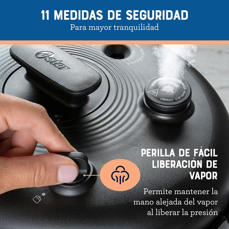 Multi-olla rápida ovalada de 5.7L con 15 funciones CKSTPCECOV57 - Oster