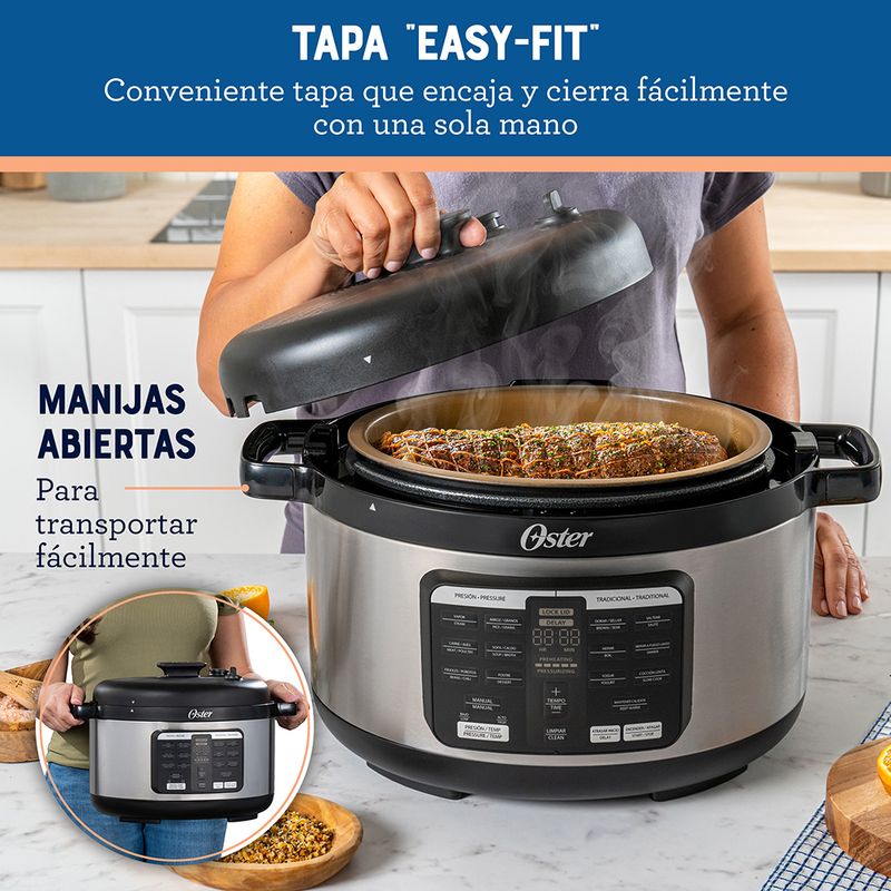 Multi-olla rápida ovalada de 5.7L con 15 funciones CKSTPCECOV57 - Oster