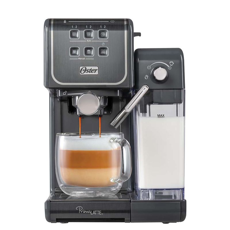 Cafetera automática de espresso celeste Oster® PrimaLatte™ BVSTEM6603CC -  Productos y accesorios originales Oster ®