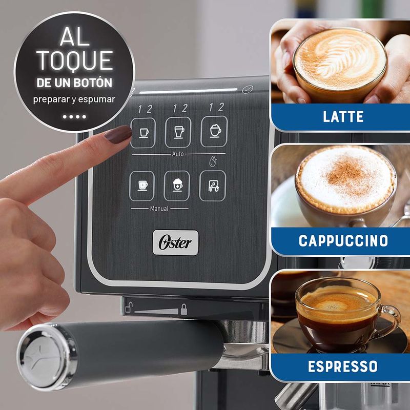 Cafetera Oster® PrimaLatte™ Touch BVSTEM6801M - Oster