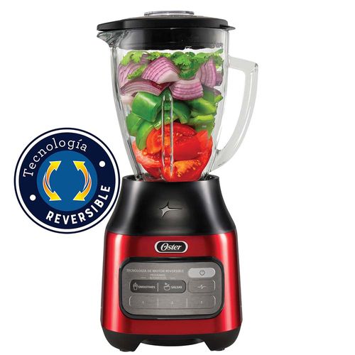 Licuadora Oster® con tecnología reversible  y 3 velocidades más pulso BLSTPEGCRT