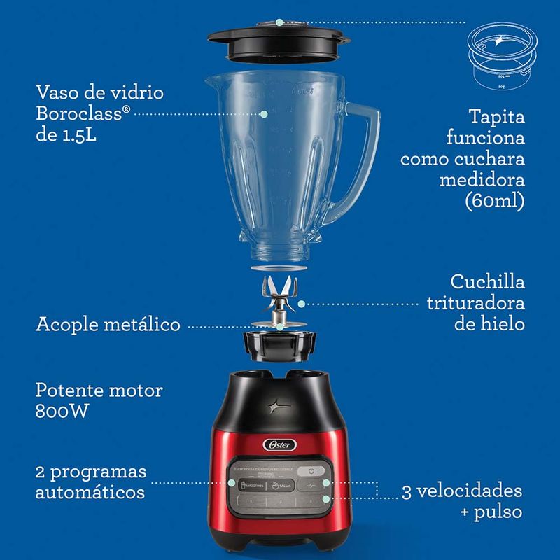 Licuadora oster all metal drive 3 velocidades sale