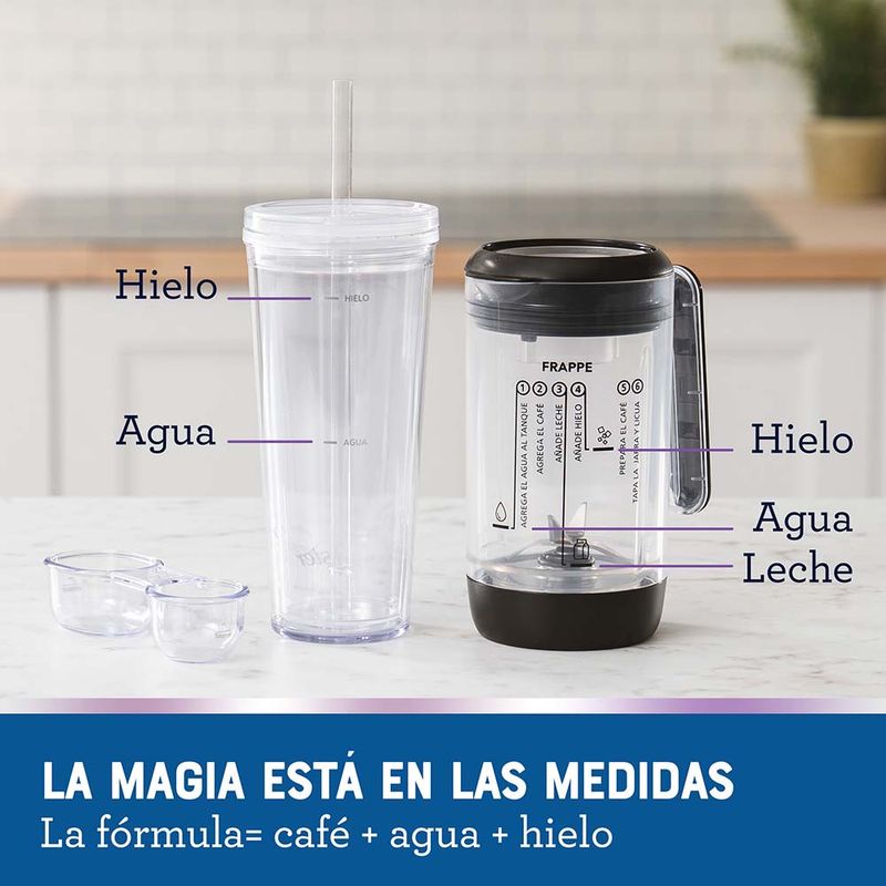 Cafetera frappé Oster®con licuadora BVSTDC03B - Productos y accesorios  originales Oster ®