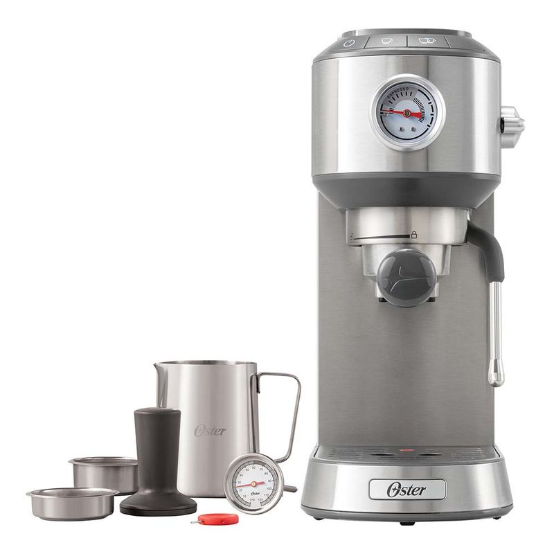 Cafetera automática de espresso celeste Oster® PrimaLatte™ BVSTEM6603CC -  Productos y accesorios originales Oster ®