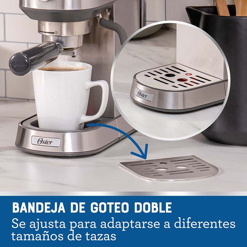 Cafetera compacta de espresso Oster® BVSTEM7200