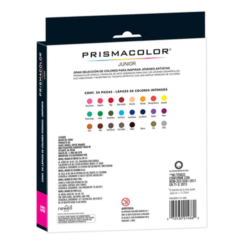Lápices de colores Prismacolor Jr. 24 colores