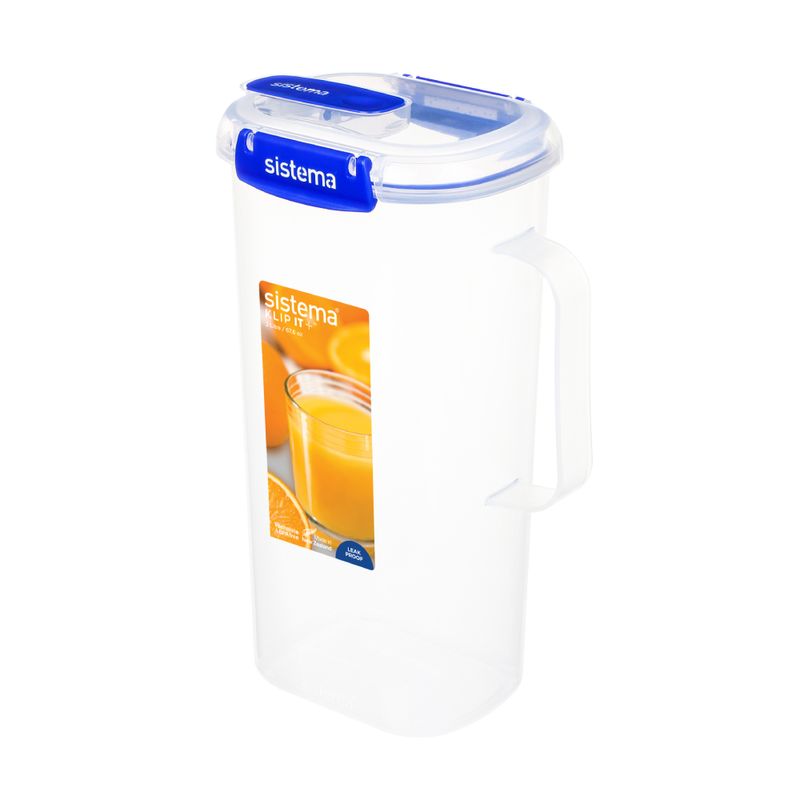 SISTEMA Set de 4 Herméticos Sistema Bento To Go con pote para yogurt 1.65L