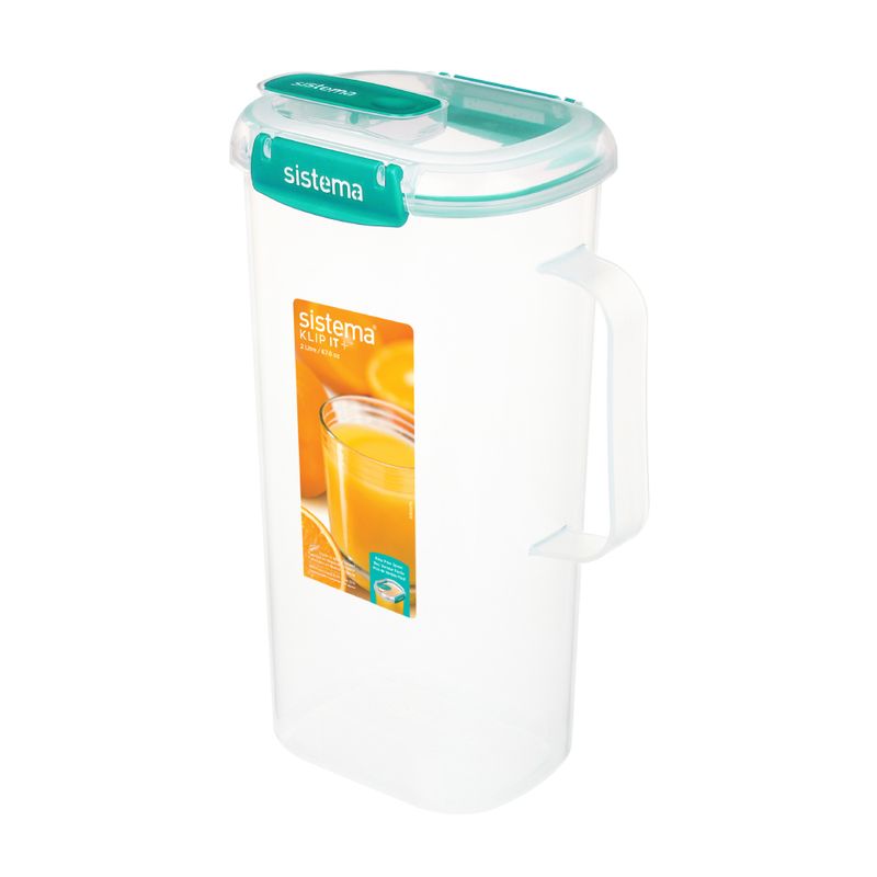 SISTEMA Set de 4 Herméticos Sistema Bento To Go con pote para yogurt 1.65L