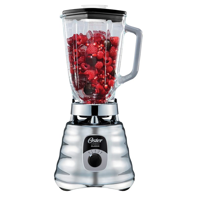 Licuadora clasica Oster cromo con perilla ergonomica de 3 velocidades BLST4655 Oster Chile