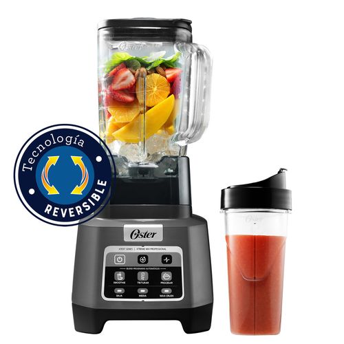 Licuadora Profesional Oster® XTREME MIX con iBLEND y MAX CRUSH con Tecnología Reversible, Vaso Blend-N-Go BLSTXPG-BGW