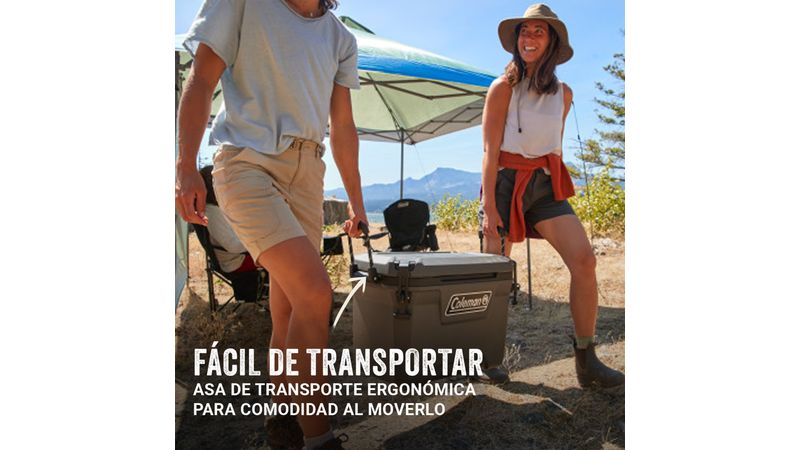 Cooler Convoy 55qts/52lts gris Coleman - Coleman Chile