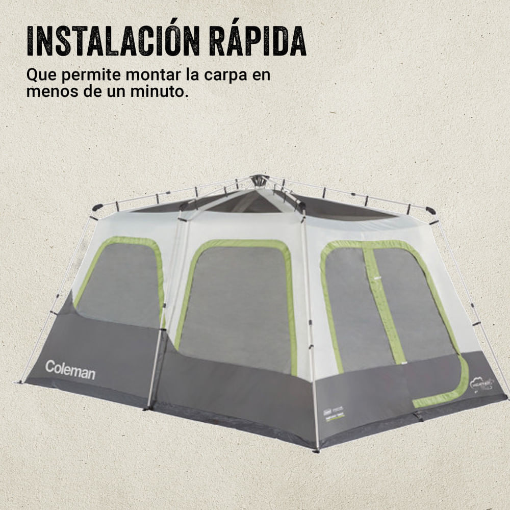 kanaboo　Coleman セット② Carpa Coleman Instant Signature con cubretecho 10P - Coleman Chile